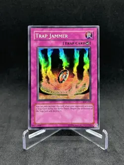 Yugioh Trap Jammer IOC-110 Super Rare NM - Image 1