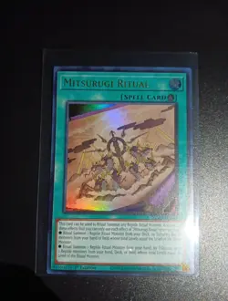 Yu-Gi-Oh! Mitsurugi Ritual SUDA-EN095 Supreme Darkness 1st Edition Ultra Rare - Image 1