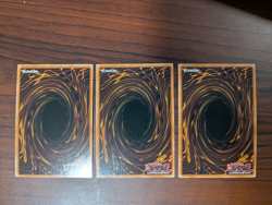 Yu-Gi-Oh! Legendary Six Samurai - Kizan RA03-EN249 Platinum Secret 1st Ed LP x3 - Image 2