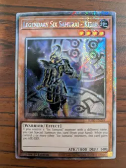 Yu-Gi-Oh! Legendary Six Samurai - Kizan RA03-EN249 Platinum Secret 1st Ed LP x3 - Image 3