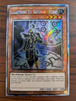 Yu-Gi-Oh! Legendary Six Samurai - Kizan RA03-EN249 Platinum Secret 1st Ed LP x3 - Image 5