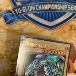 Yugioh Blue-Eyes White Dragon LCKC-EN001 1st Edition LP - Image 4