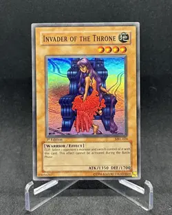 Yugioh Invader Of The Throne MRL-026 Super Rare 1st Edition NM - Image 1