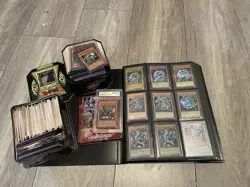 yugioh binder collection Lot Summoned Skull,blue Eyes White Dragon,Dark Magician - Image 1