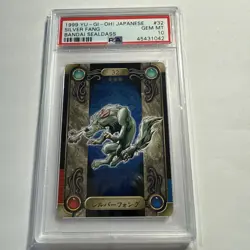 Yu-Gi-Oh Japanese Sealdass 32 Silver Fang Bandai 1999 PSA 10 45431042 - Image 1