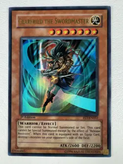 Gearfried the Swordmaster FET-EN022 Flaming Eternity 1st Edition Ultra Rare VLP - Image 1