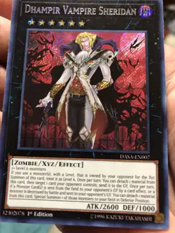 Dhampir Vampire Sheridan Secret Rare Near Mint Yugioh - Image 2