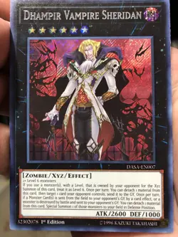 Dhampir Vampire Sheridan Secret Rare Near Mint Yugioh - Image 3