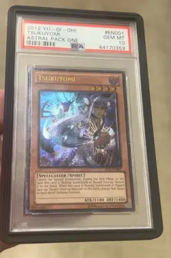 Tsukuyomi AP01-EN001 Ultimate Rare Astral Pack One Yu-gi-oh PSA 10 Low Pop - Image 1