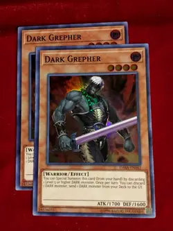 Yu-Gi-Oh! (x2) Dark Grepher DASA-EN042 - Dark Saviors Unlimited - Unplayed Mint+ - Image 1