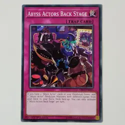 Abyss Actors Back Stage - LED3-EN055 - VLP/NM - Common - 1st ed - Yugioh - Image 1