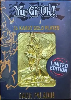 Fanattik - Yugioh - Gold Plated Limited Edition Metal Card - Dark Paladin - Image 1