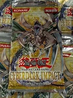 Lot of (11) Yu-Gi-Oh! Cyberdark Impact Unlimited Booster Packs Sealed - Image 2