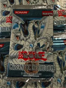 Lot of (7) Yu-Gi-Oh! Cybernetic Revolution Unlimited Booster Packs Sealed - Image 2