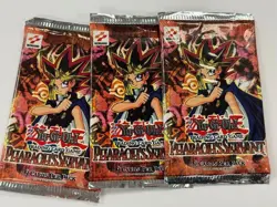 Lot of (3) Yu-Gi-Oh! Pharaoh's Servant Unlimited Booster Packs Sealed - Image 1