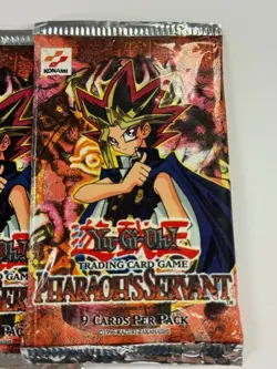Lot of (3) Yu-Gi-Oh! Pharaoh's Servant Unlimited Booster Packs Sealed - Image 2