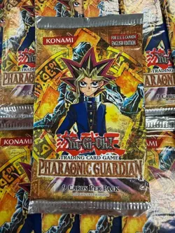 Lot of (13) Yu-Gi-Oh! Pharaonic Guardian Unlimited Booster Packs Sealed - Image 2