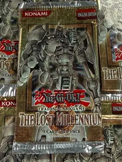 Lot of (8) Yu-Gi-Oh! The Lost Millennium Unlimited Booster Packs Sealed - Image 2