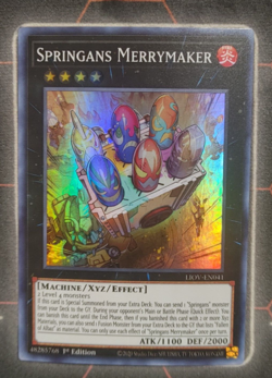 Springans Merrymaker LIOV-EN041 Super Rare 1st Ed Near Mint Yu-Gi-Oh! - Image 1