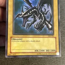 Yu-Gi-Oh! Red Eyes Black Dragon SDJ-001 Red-Eyes B. Ultra Rare - Image 4