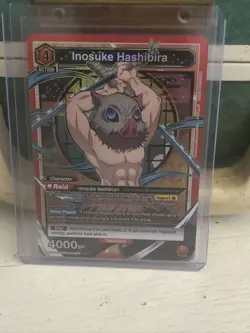 Inosuke Hashibira SR UE05BT/KMY-1-079 Union Arena Demon Slayer English Super - Image 1