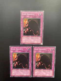 Yugioh Just Desserts SDJ-042 Unlimited Edition Common HP X3 - Image 1