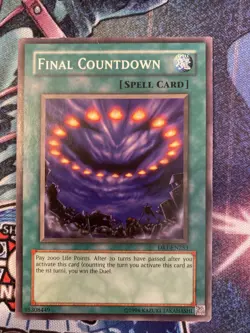 (AA) Final Countdown - DR1-EN253 - Common - Unlimited - Yu-Gi-Oh-LP - Image 1