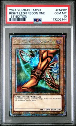 2024 Yu-Gi-oh! Right Leg of the Forbidden One - MP24-EN002 - PSA 10 GEM MINT - Image 3