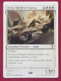 Magic The Gathering MYSTERY BOOSTER 2 MB2 IONA SHIELD OF EMERIA white card MTG - Image 1