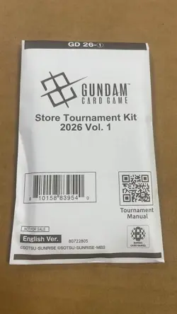 Gundam Card Game - Store Tournament Kit 2026 Vol 1 English NEW SEALED - Image 1