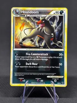 Houndoom 5/90 Undaunted Set Pokemon Card League Promo Reverse Holo Exclusive Nm - Image 1