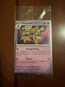 SEALED Alakazam 82/167 Cosmos Holo Knockout SEALED PROMO Pokemon Card - Image 1