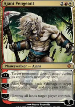 MTG English Ajani Vengeant NM Foil Shards of Alara - Image 1