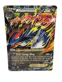 M Salamence EX Black Star Promo XY171 Regular Size Card - Pokemon - Mega MP 2016 - Image 1