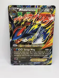 M Salamence EX Black Star Promo XY171 Regular Size Card - Pokemon - Mega MP 2016 - Image 2