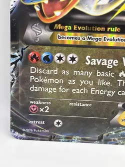 M Salamence EX Black Star Promo XY171 Regular Size Card - Pokemon - Mega MP 2016 - Image 5