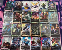 Gundam Card Game New Type Booster 24 Cards 9 holo include - Image 1
