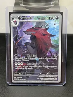 Zoroark Illustration Rare 143/086 Pokemon Card TCG 2025 S&V White Flare NM+ - Image 1