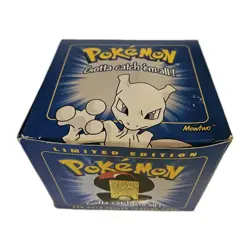 Pokemon Limited Edition 23K Gold Plated Trading Card Mewtwo 1999 unopened - Image 1