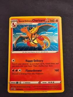 Special Delivery Charizard SWSH075 SWSH: Sword & Shield Promo Cards Holo - Image 2