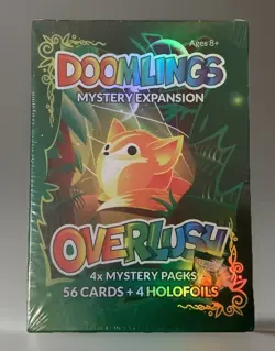 DOOMLINGS Overlush Mystery Expansion Box 56 Cards w/ 4 Holofoils NEW / SEALED - Image 1