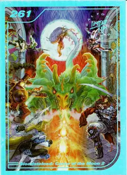 Bloodstained Curse of the Moon 2 Limited Run Silver Trading Card #261 New - Image 1