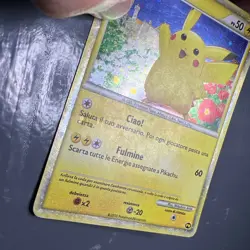 Pokemon PIKACHU 2010 World Collection Italian Promo Holo Card PW - Image 4