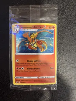 Special Delivery Charizard Pokemon Center Promo Card Sealed SWSH075 - Image 1