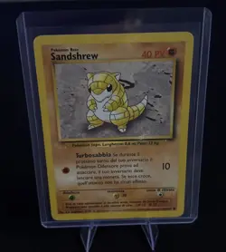 Rare Vintage Pokemon TCG Sandshrew 62/102 Base Set WOTC Italian Card - Image 1