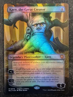 Karn, the Great Creator - Foil Borderless - Commander: Bloomburrow (MTG) - Image 1