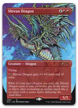 Shivan Dragon #1993 (NM) Secret Lairs 30th SLC Magic MTG - Image 1