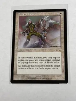 Sivvi's Valor Nemesis #22 MTG Magic the Gathering - Image 1