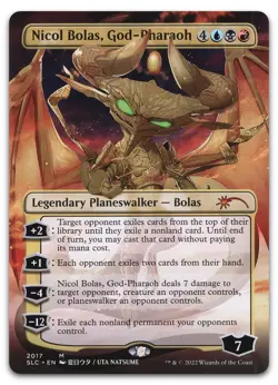 Nicol Bolas, God-Pharaoh #2017 (NM) Secret Lairs 30th SLC Magic MTG - Image 1