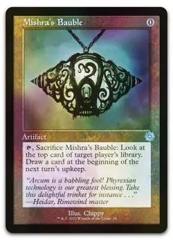 Mishra's Bauble #34 (Foil) (NM) Brothers' War BRR Magic MTG - Image 1